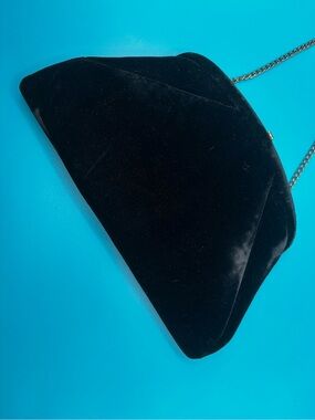 1940s Admiral Velvet Chain-Handle Evening Clutch